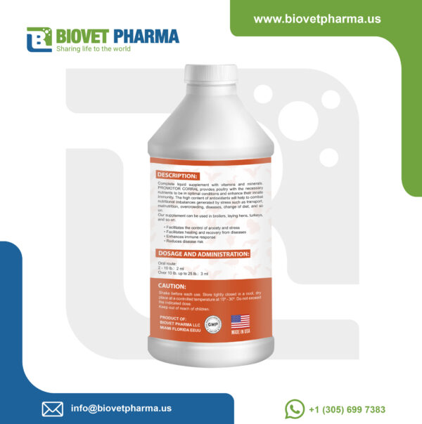 Multivitamins for Poultry - Promotor Corral 500ml